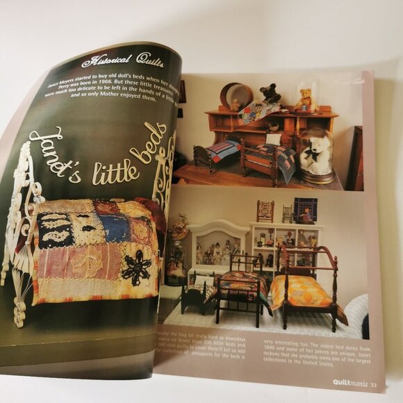 Quiltmania Magazine Quilt #83 Issue 2011 Crafts Quilting Patterns Patchwork - Picture 6 of 7